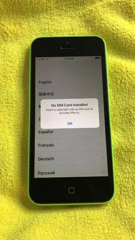 iphone 5c non PTA iCloud lock 2