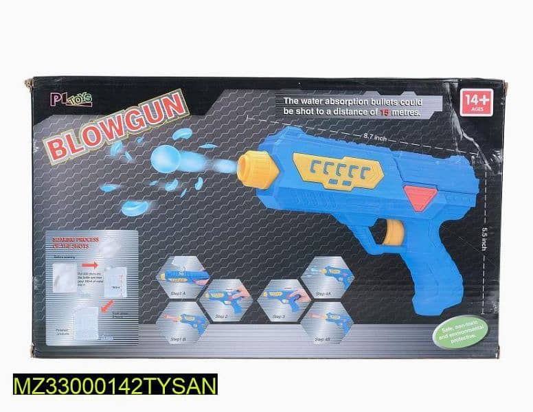 Blow GUN With Bubbles & Bullets 3