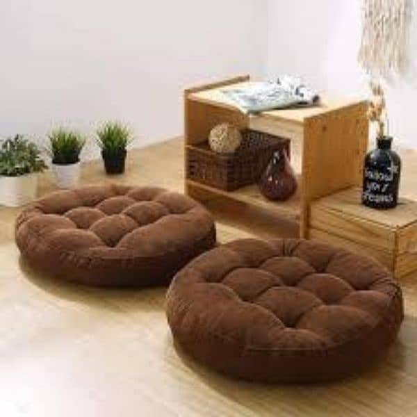 velvet floor 2pcs cushion waterproof breathable lightweight 2