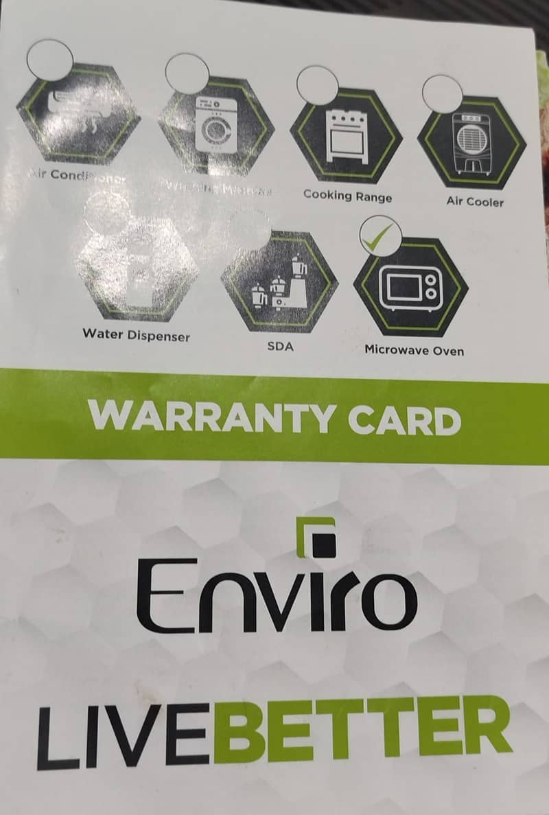 Enviro 30XDG,4 months used, Brand new condition,with warrranty card 4