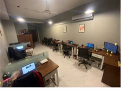 Fully Furnished Area 470 square Feet Brand New Corporation Office Available For Rent in Gulberg 3 Lahore