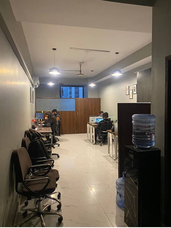 Fully Furnished Area 470 square Feet Brand New Corporation Office Available For Rent in Gulberg 3 Lahore 2