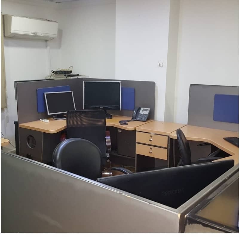 Fully Furnished Area 850 Square Feet Office Available For sale Real Pictures In Main Boulevard Road Gulberg 3 Lahore 11