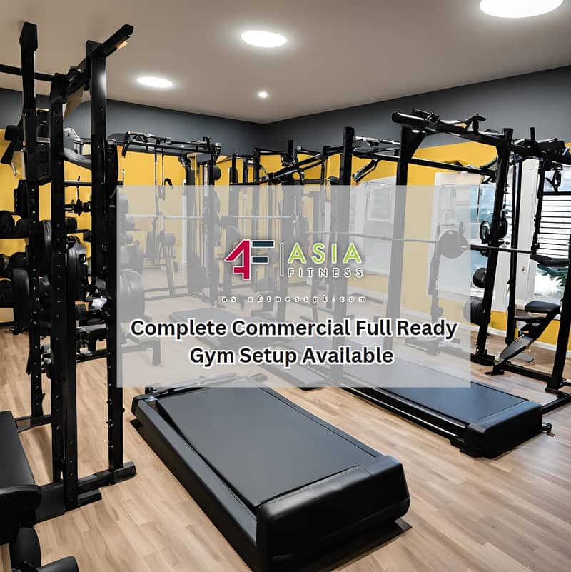 Complete Commerical Full Ready Gym Setup Available (Asia Fitness) 13