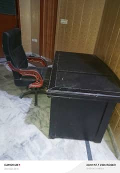 Office Executive Table and Revolving chair