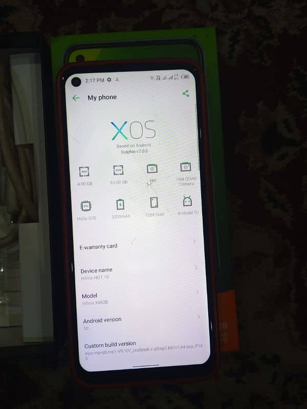 infinix hot 10 4 64 (03280366336) only cal 1