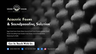 Acoustic foam, Acoustic Treatment, Sound- Proofing Solution. . . .