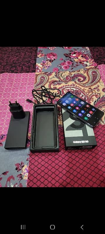 Samsung S21 Pta Approved With Original Box Charger Lush Condition 2