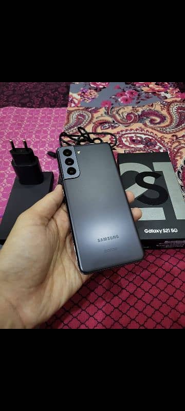 Samsung S21 Pta Approved With Original Box Charger Lush Condition 8