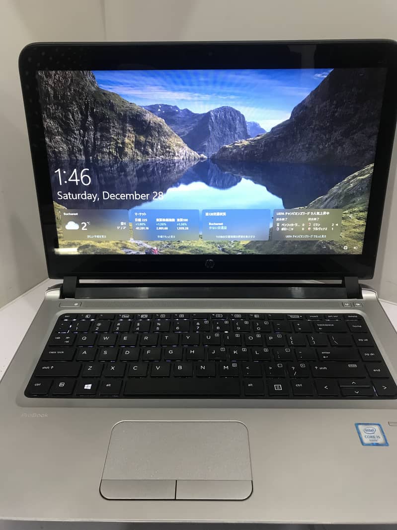 HP ProBook - i5 6th Gen, 8GB RAM, 256GB SSD, Touchscreen, Fingerprint 3