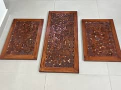 Wooden wall hanging