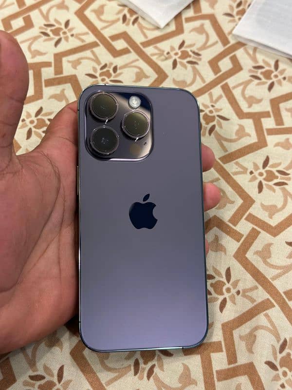 I phone 14 pro PTA approved 256 gb 0