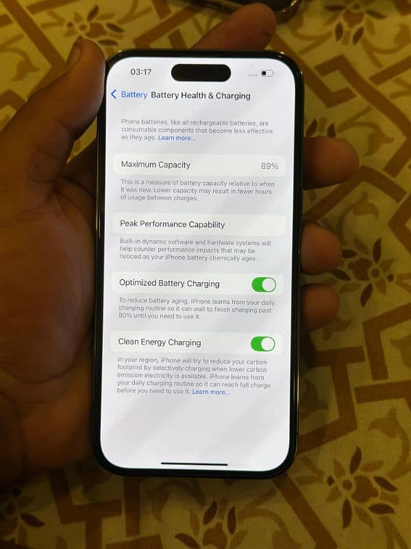 I phone 14 pro PTA approved 256 gb 5