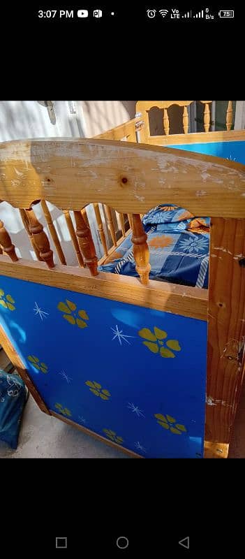 kids bed wooden sale 7