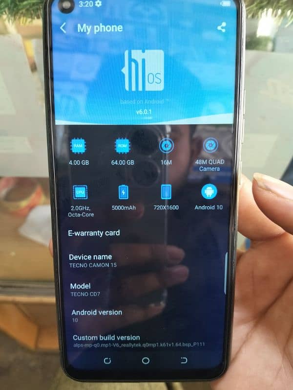 Tecno Camon 15.4/64gb  Only phone 3