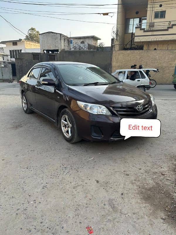 Toyota Corolla 2013 geniune condition 1