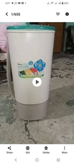 6Kg spin dryer