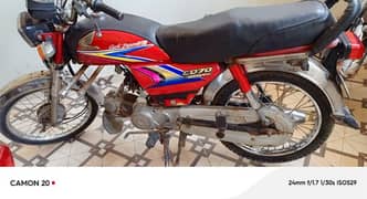 Honda CD 70 2010/11 model saf bike chaska dor rhen