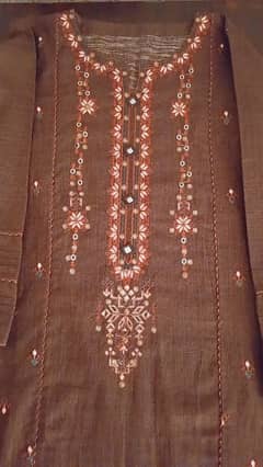 Limelight Embroided khaddar 3pc stitched