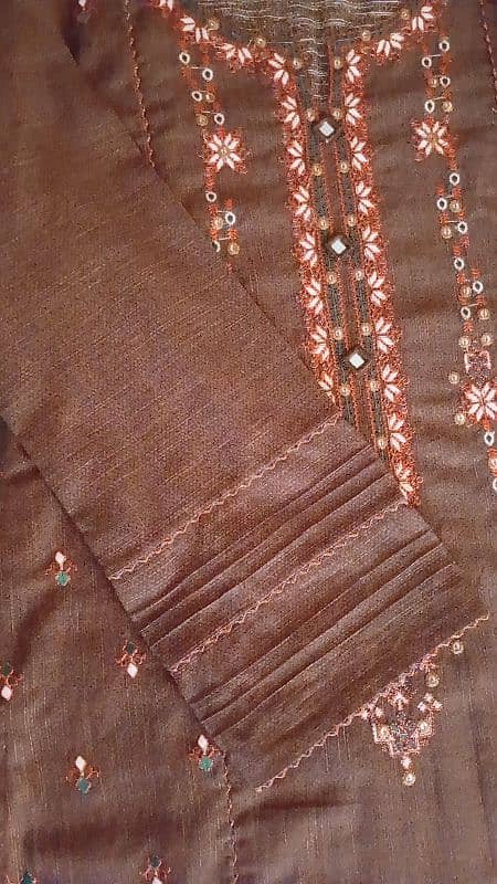 Limelight Embroided khaddar 3pc stitched 1