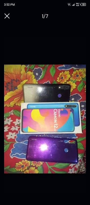 Tecno camon 12 air urgent sale 0