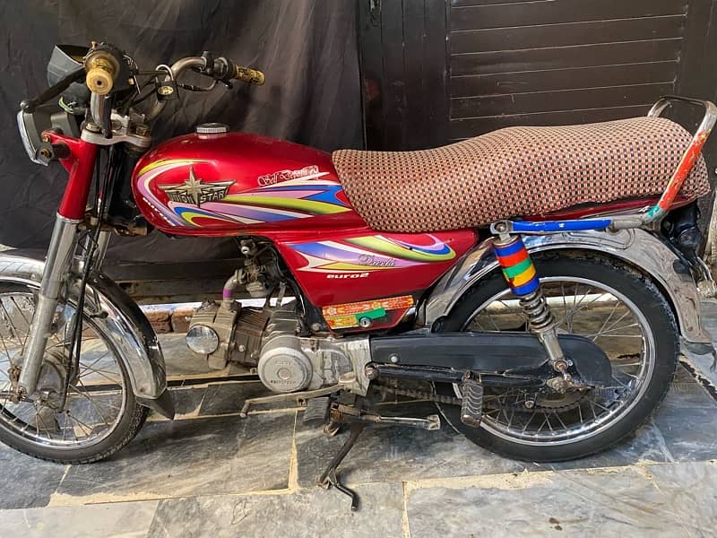 Union Star Bike Model 2019 Registration number Sukkar 0