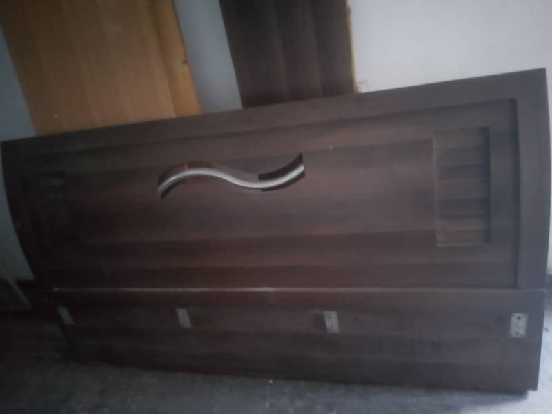 Used king size bed with mattress 2