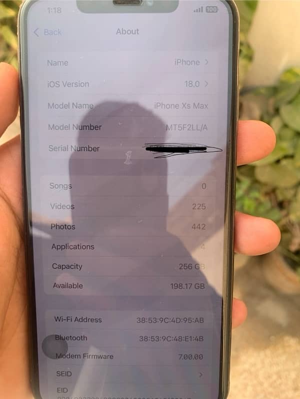 iPhone xsmax sim working 8