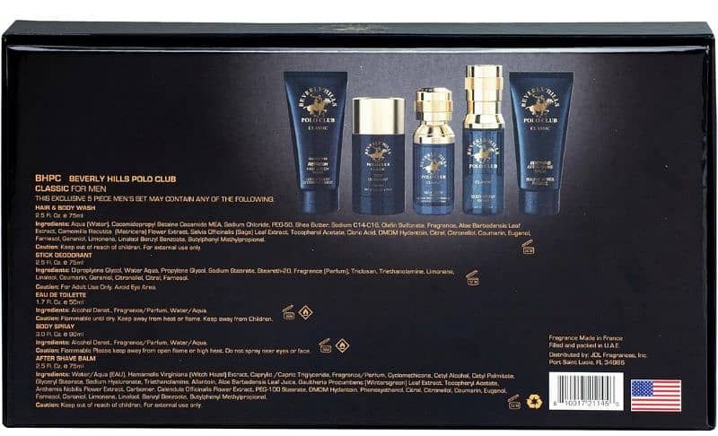 Beverly Hills (imported) Polo Club 5 Piece Gift Set for Men 1