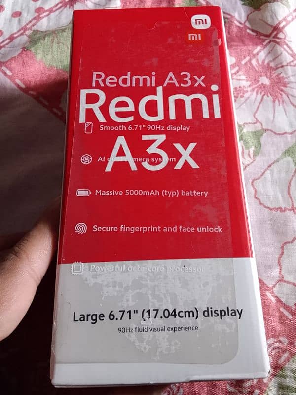 Xiaomi Redmi A3x 3/64GB new box open 10/10 condition 11