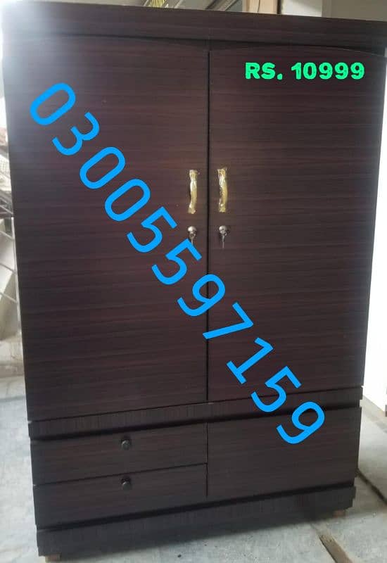 cupboard almari 6-4ft wardrobe showcase home hostel furniture dressing 17