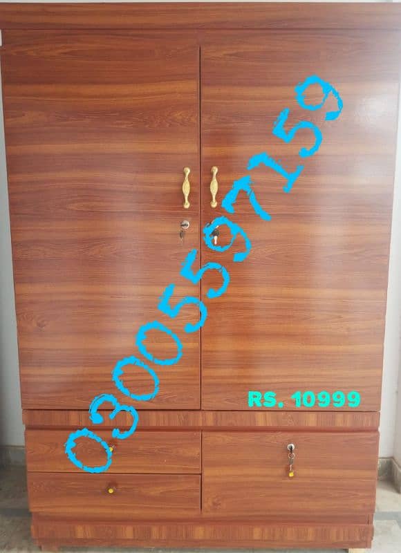 cupboard almari 6-4ft wardrobe showcase home hostel furniture dressing 18