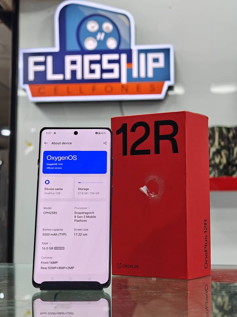 ONE PLUS 12 R | Non PTA | 16 GB RAM 256 GB ROM | ONE PLUS 1