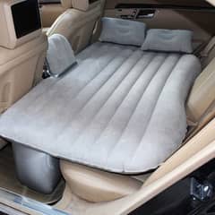 Universal Car Air Mattress Travel Inflatable Car Bed Beige