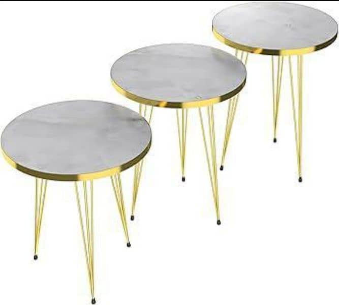 3pc coffee table/side tables 4