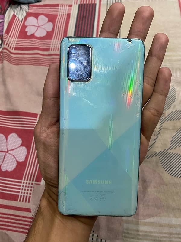 Samsung Galaxy A71 - half screen damage but touch Ok 3