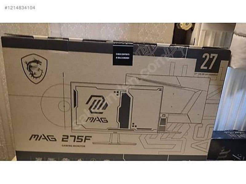 MSI Mag 275F 27 inch 1080P IPS 180HZ Gaming Monitor 0