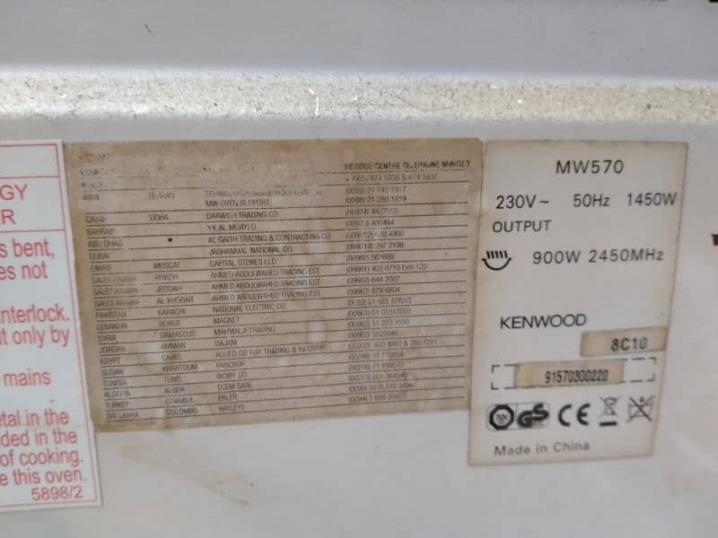 KENWOOD Microwave 8