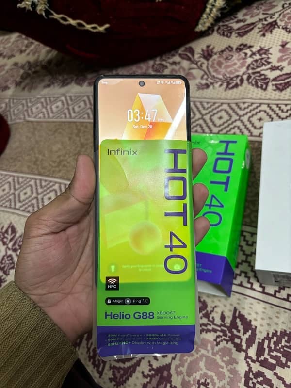 infinix Hot 40 20 days used Complite box 0