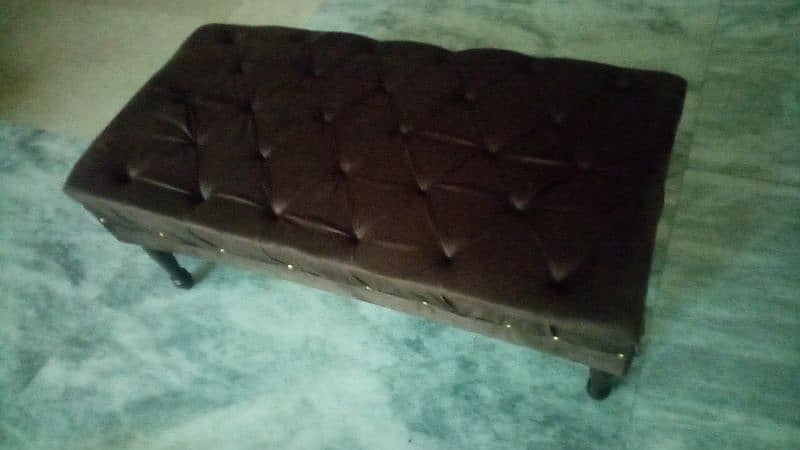 4 seater sethi set | light weight | dark brown colour 2