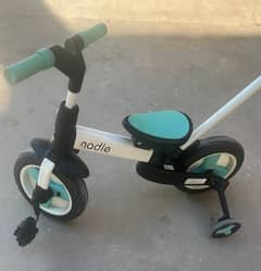 Kids bicycle with supporting wheels - imported - 3 years plus