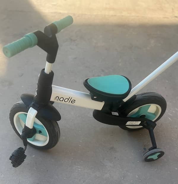 Kids bicycle with supporting wheels - imported - 3 years plus 0