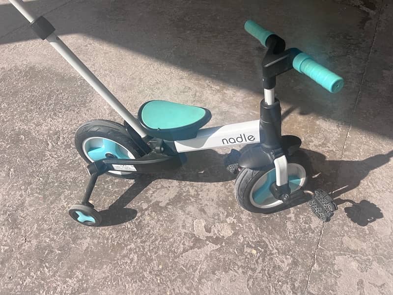 Kids bicycle with supporting wheels - imported - 3 years plus 2