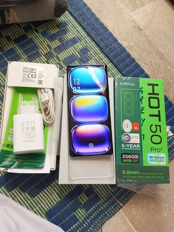 Infinix hot 50 plus 8+8 256 gb complete saaman 2