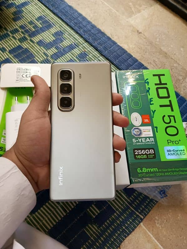 Infinix hot 50 plus 8+8 256 gb complete saaman 3