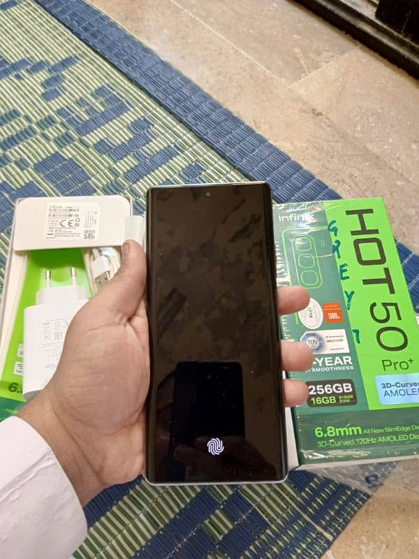 Infinix hot 50 plus 8+8 256 gb complete saaman 4