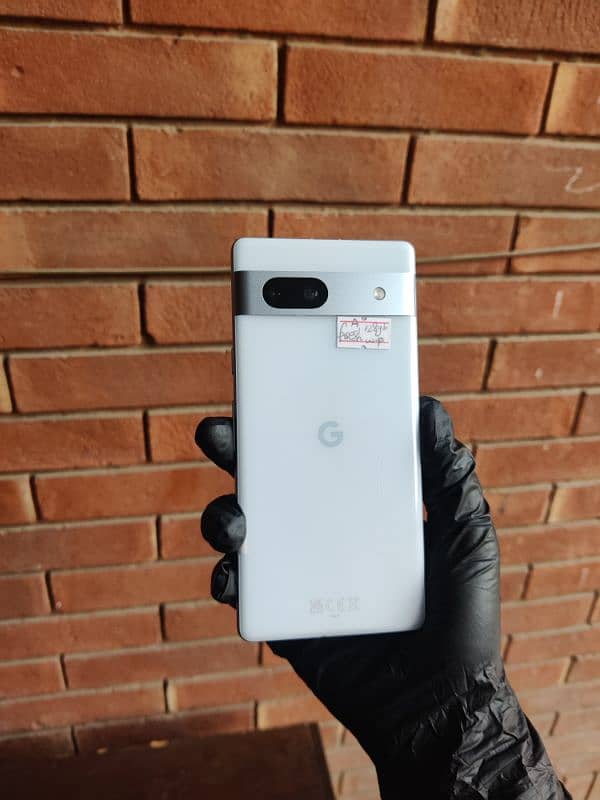 Google Pixel 7a. . . . . Dual sim approved. . . . water pack device 0