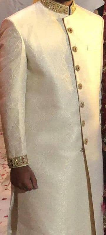 sherwani white colour 1