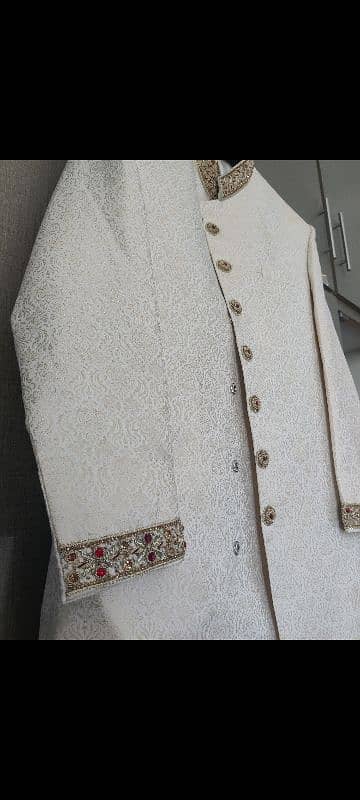 sherwani white colour 3