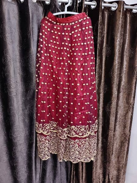 Bridal Dress, Bridal Maxi / Sharug / Lehnga Dupatta 6